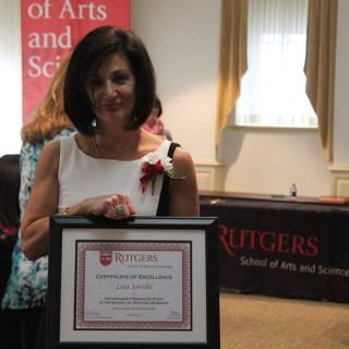 Lisa Iorillo awarded the SAS Staff Excellence Recognition Award
